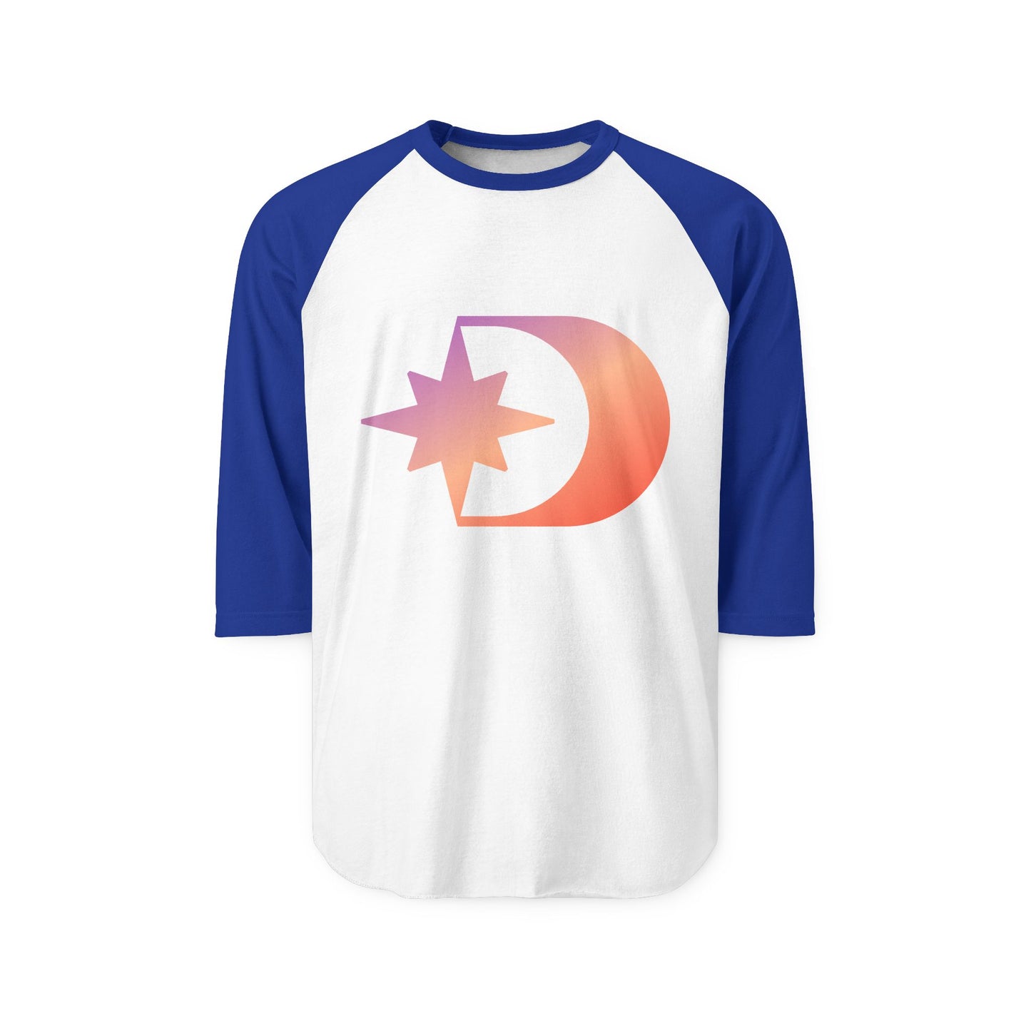 Customizable Unisex Three-Quarter Sleeve Raglan Shirt