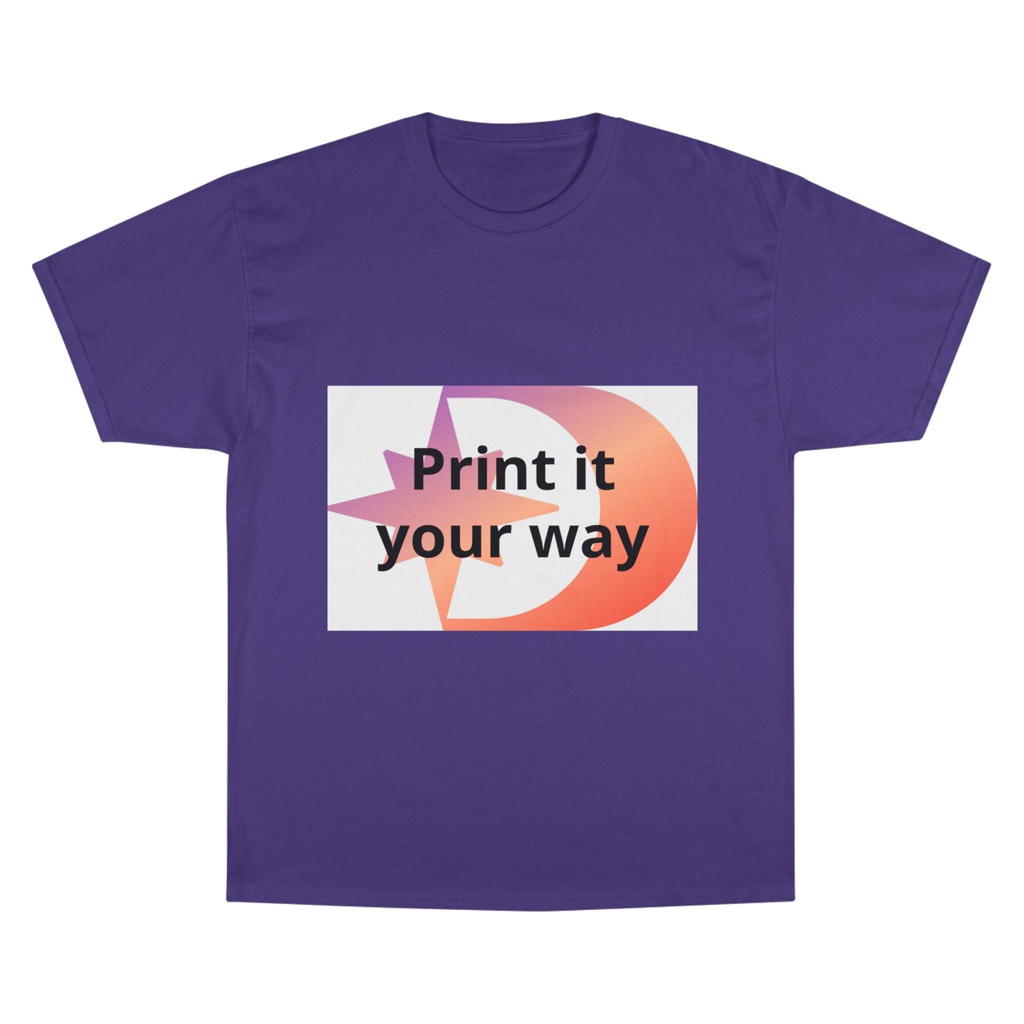 Champion T-Shirt — Customizable Logo Tee