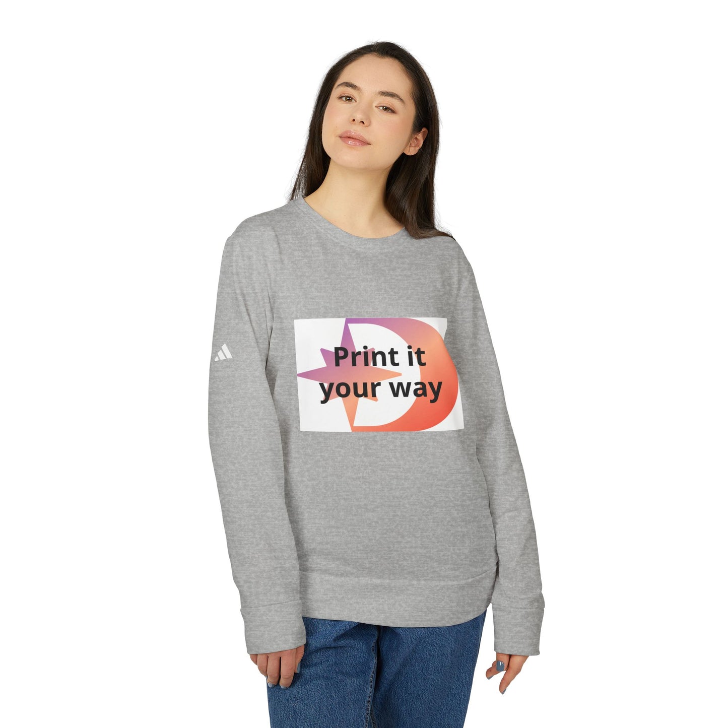 Adidas Customizable Crewneck Sweatshirt