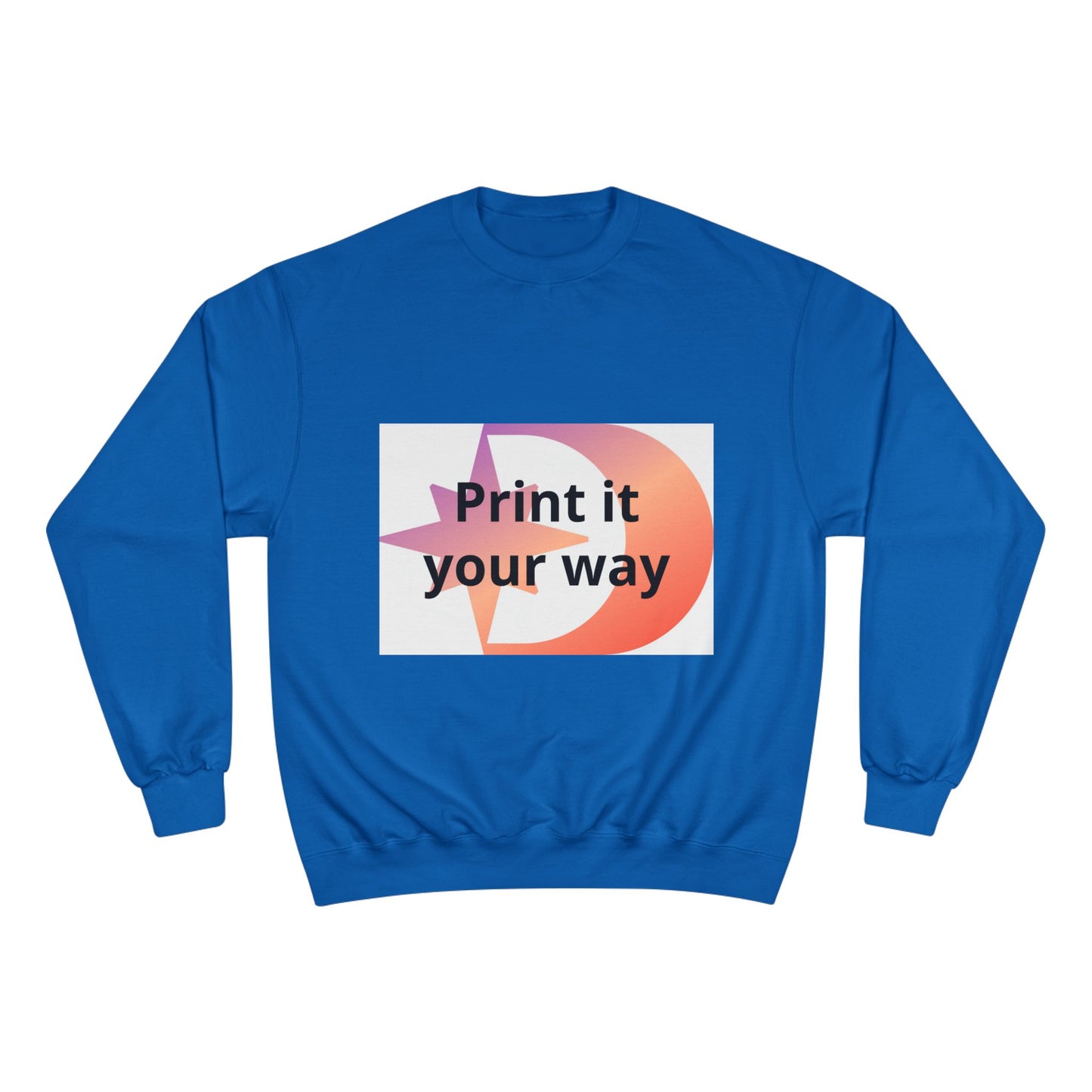 Champion Sweatshirt Customizable Sweatshirt