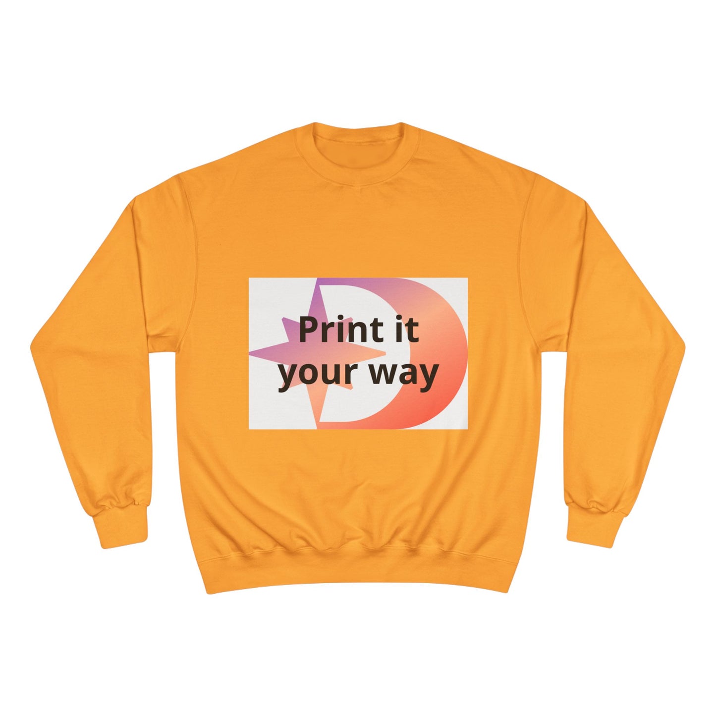 Champion Sweatshirt Customizable Sweatshirt