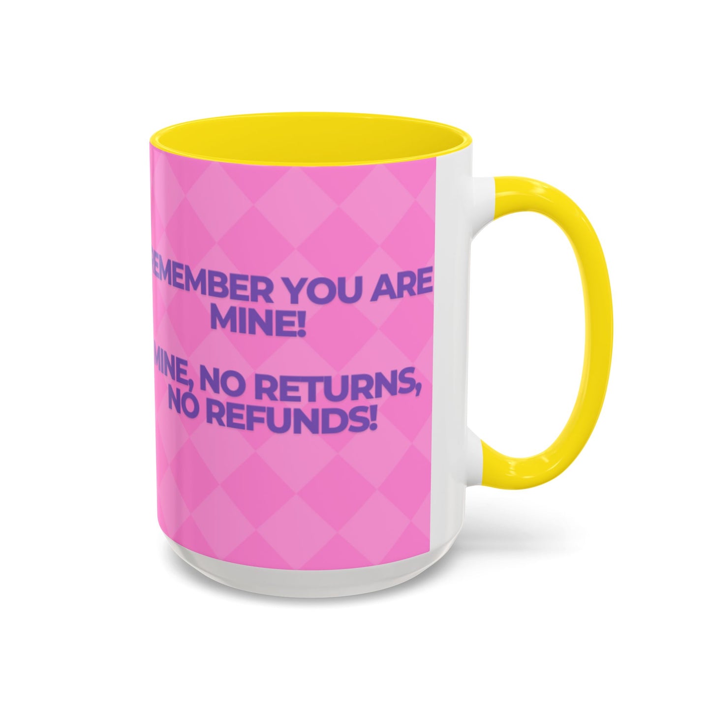 Playful Accent Coffee Mug Perfect Gift for Couples, Humor, Love, Valentines Day, Relationship Celebration, Funny Drinkware