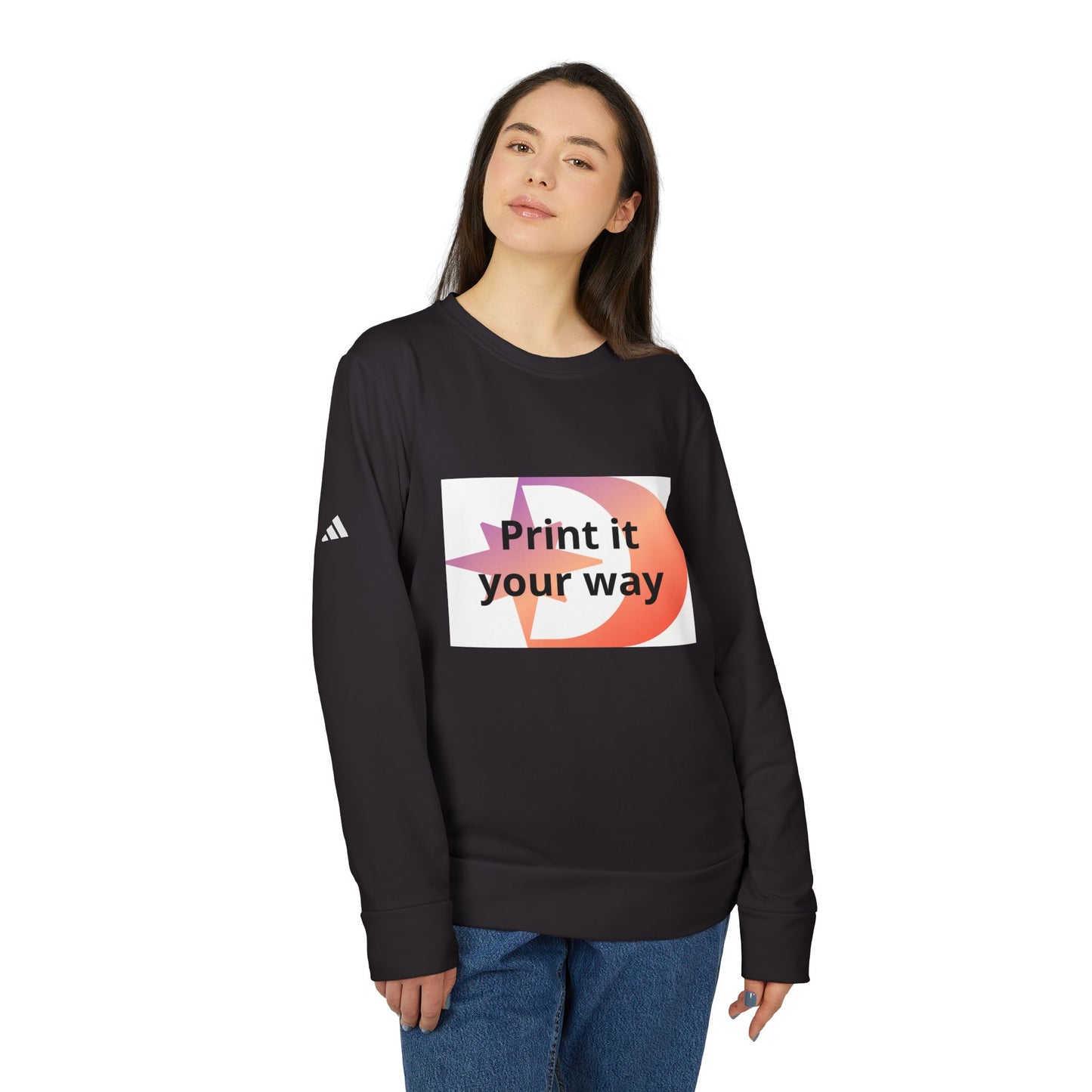 Adidas Customizable Crewneck Sweatshirt