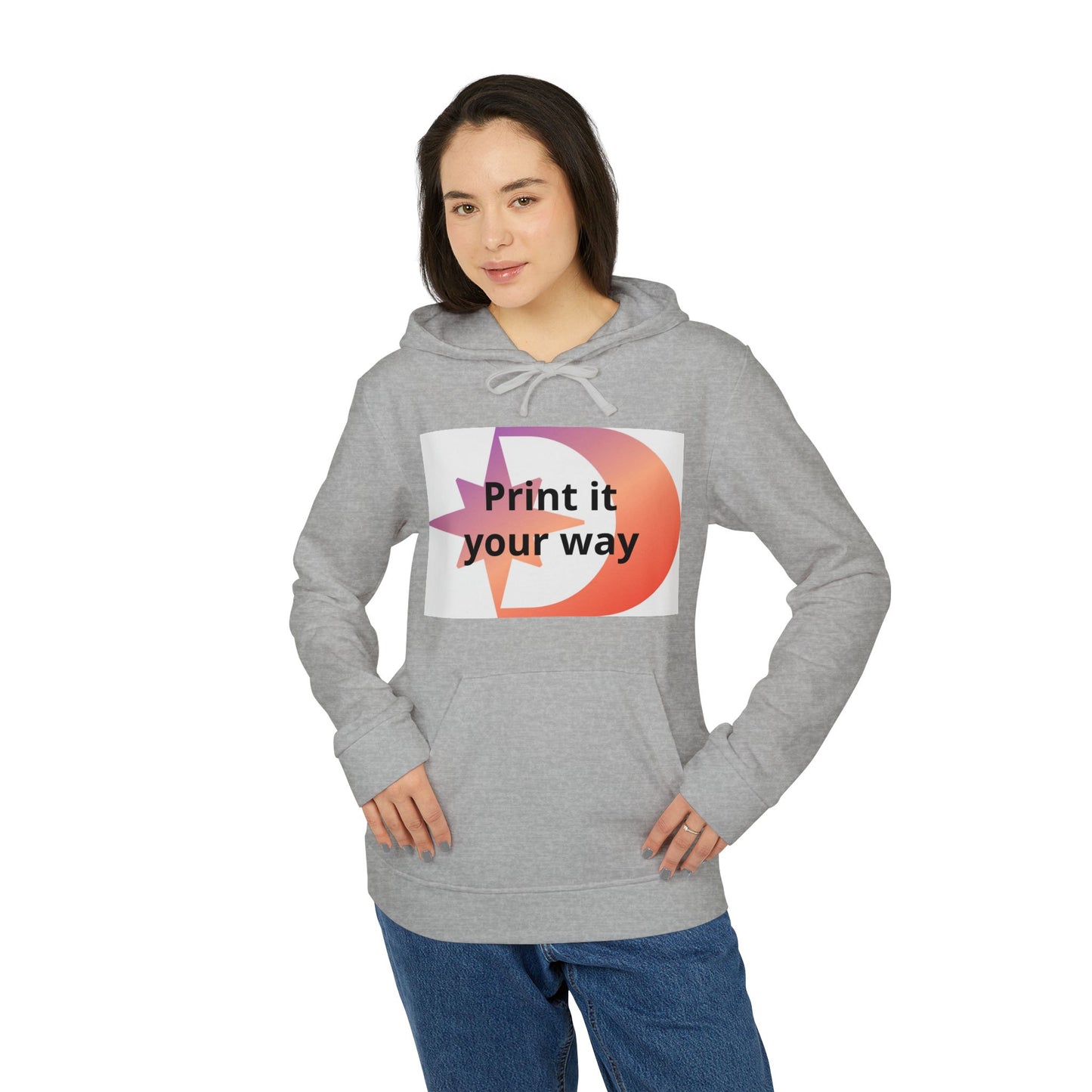 Adidas Minimalist Customizable White Hoodie