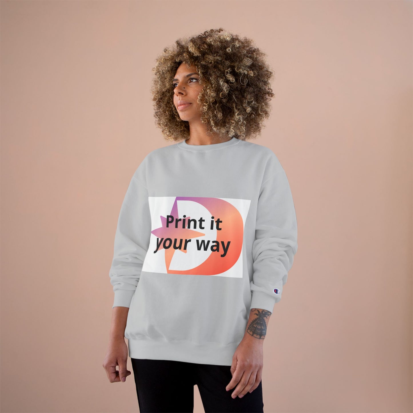 Champion Sweatshirt Customizable Sweatshirt