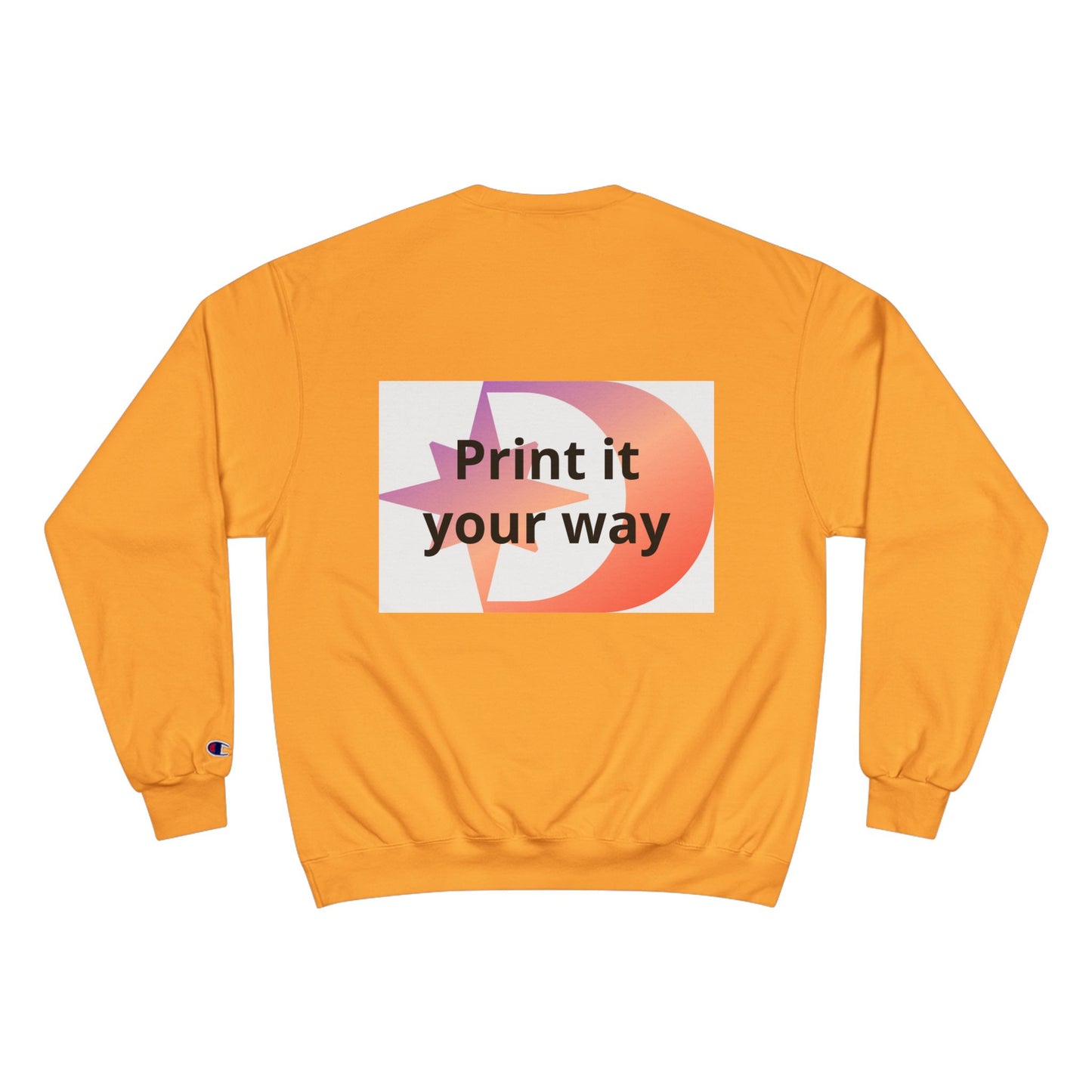 Champion Sweatshirt Customizable Sweatshirt