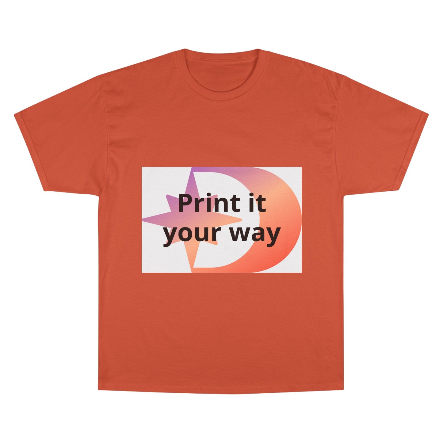 Champion T-Shirt — Customizable Logo Tee