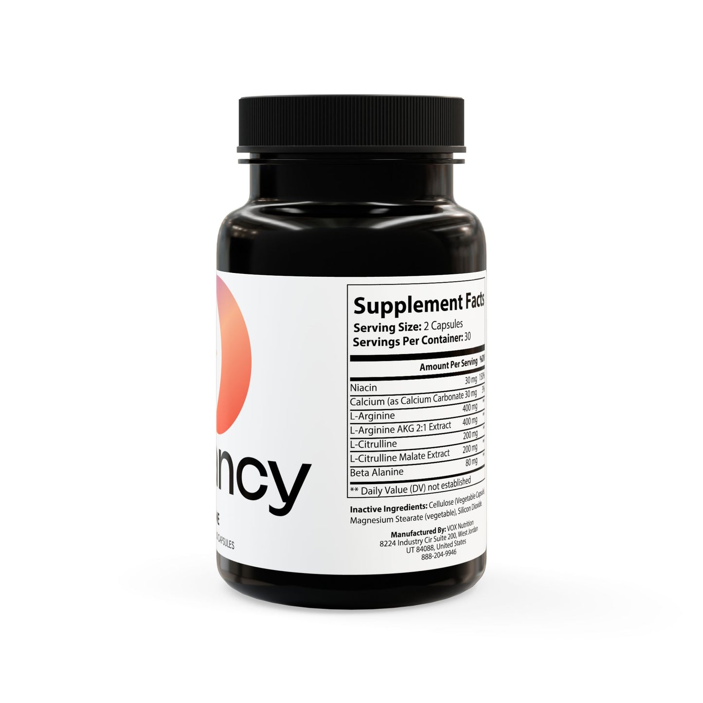 Dilatancy L-Arginine Supplement (60 Capsules)