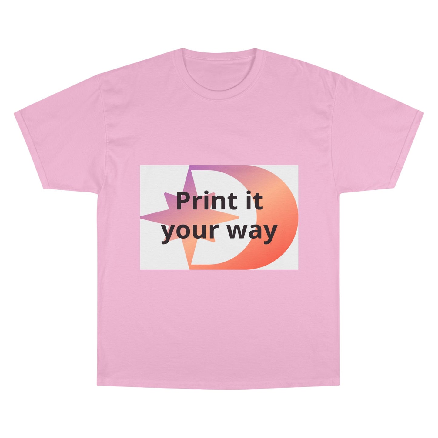 Champion T-Shirt — Customizable Logo Tee