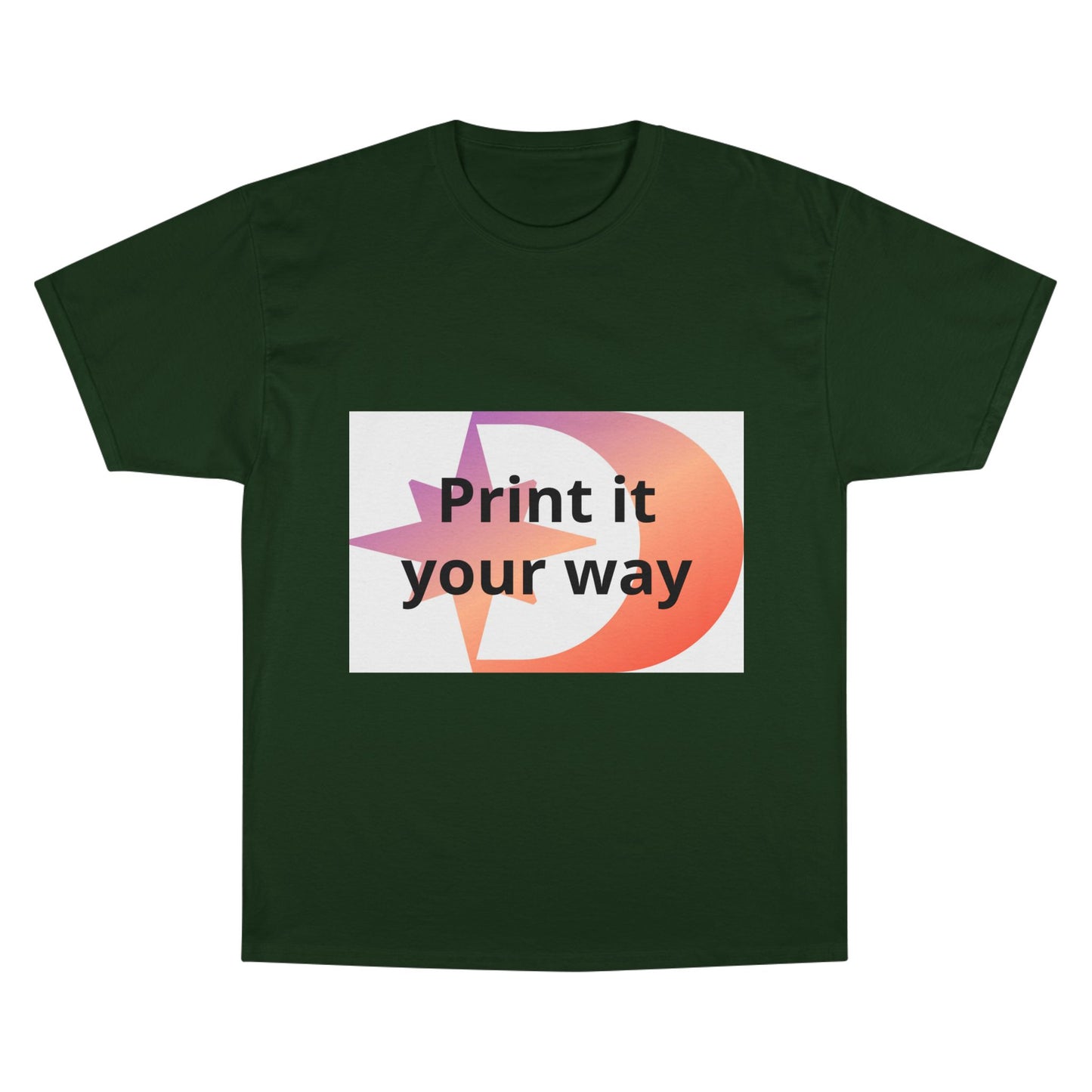 Champion T-Shirt — Customizable Logo Tee