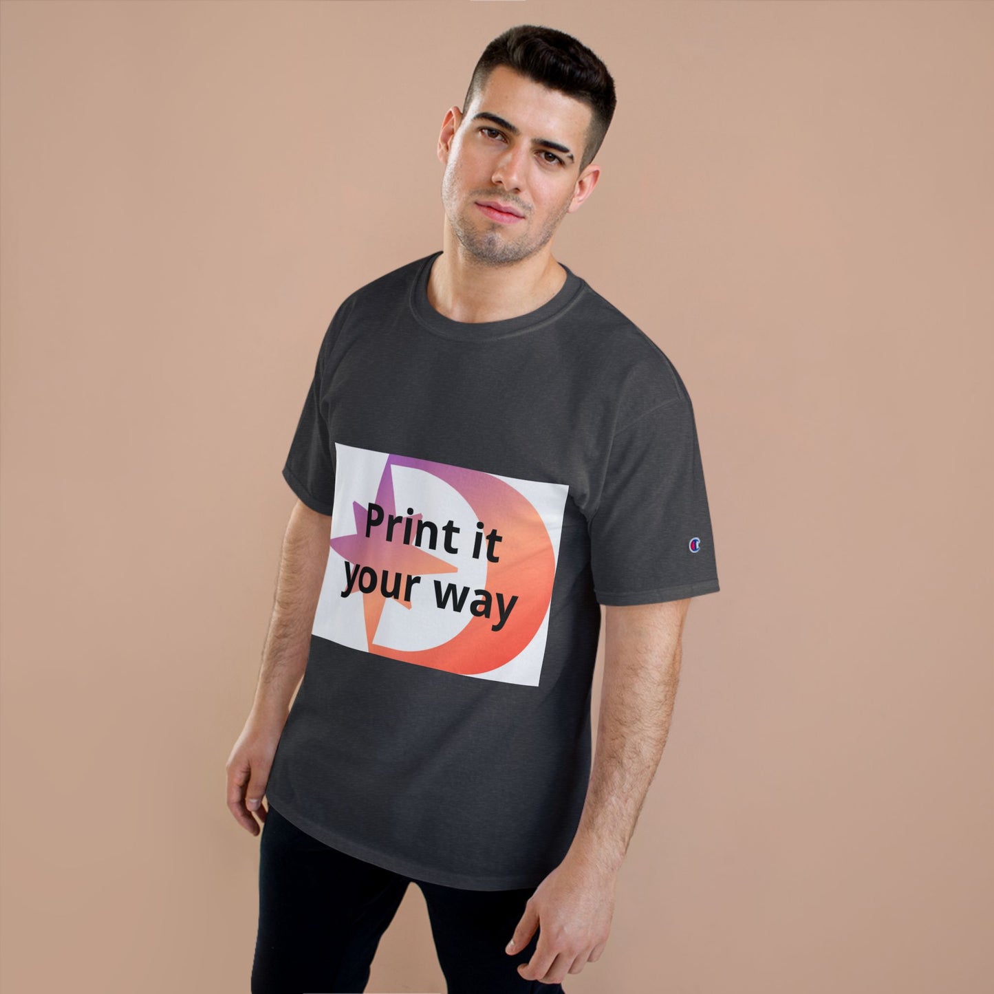 Champion T-Shirt — Customizable Logo Tee