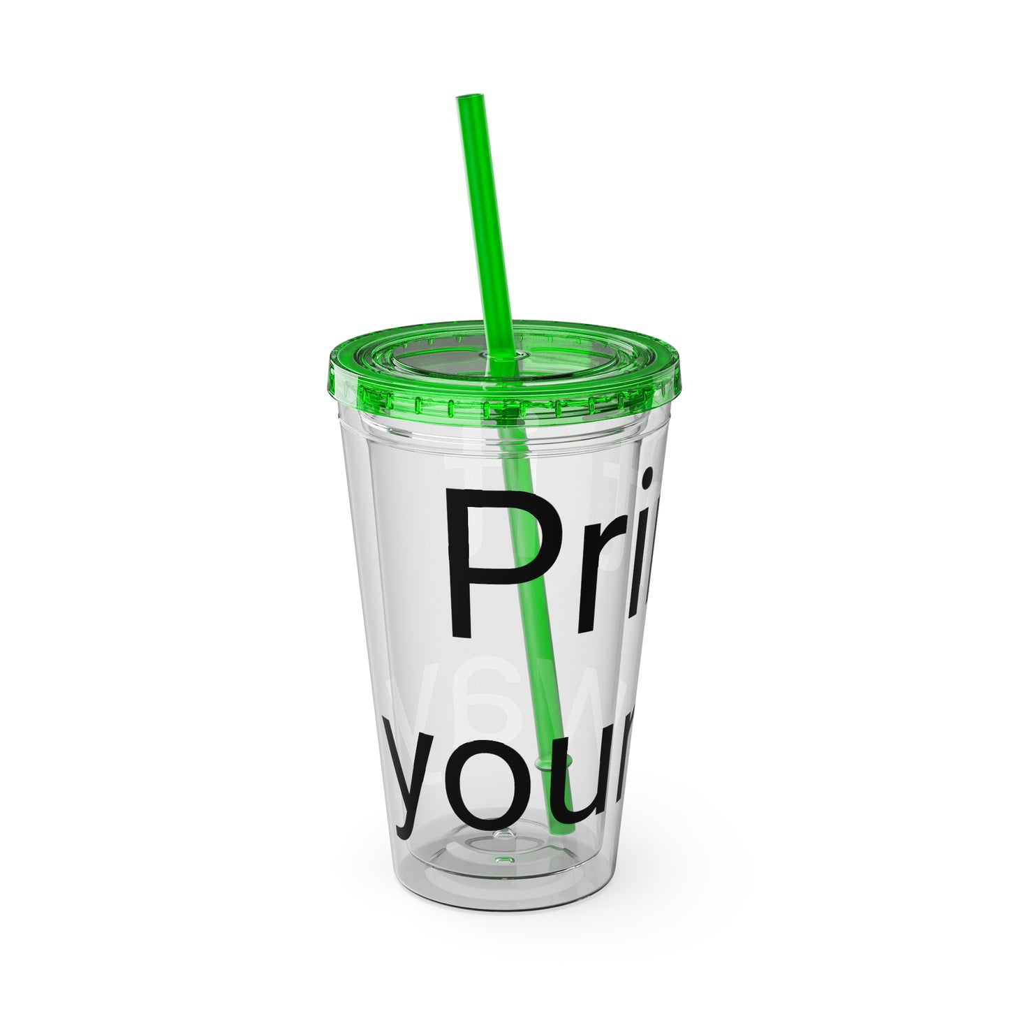 Sunsplash Tumbler with Straw | Motivational Travel Mug for Coffee Lovers, Reusable Drink Container, Eco-Friendly Gift, Summer Vibes