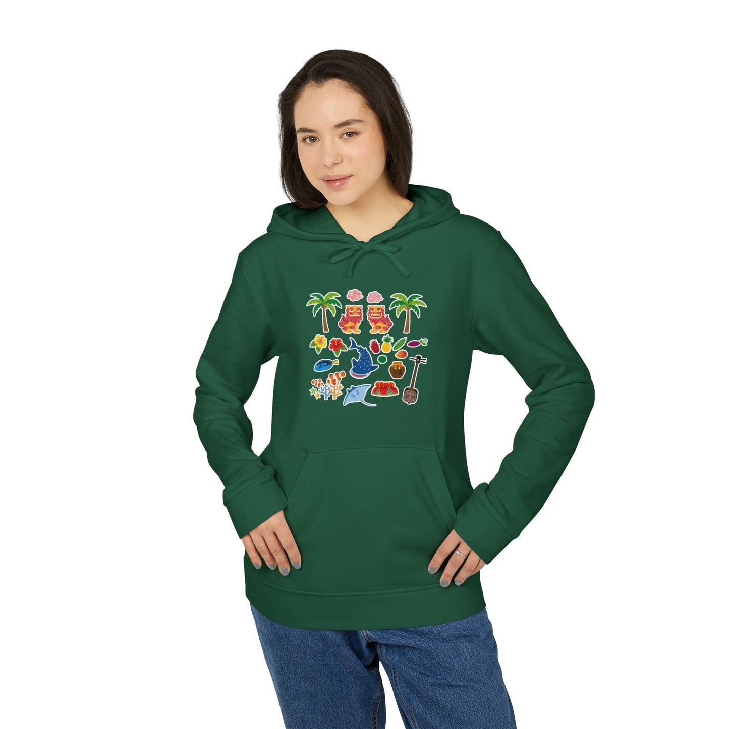 Tropical Paradise Fleece Hoodie