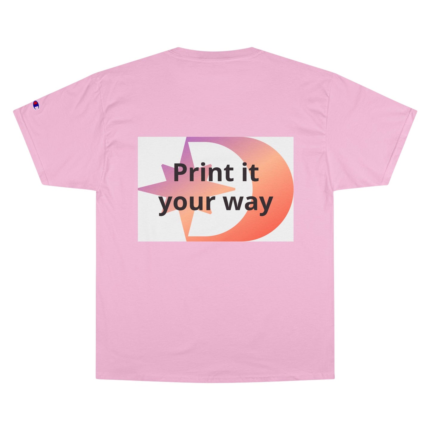 Champion T-Shirt — Customizable Logo Tee