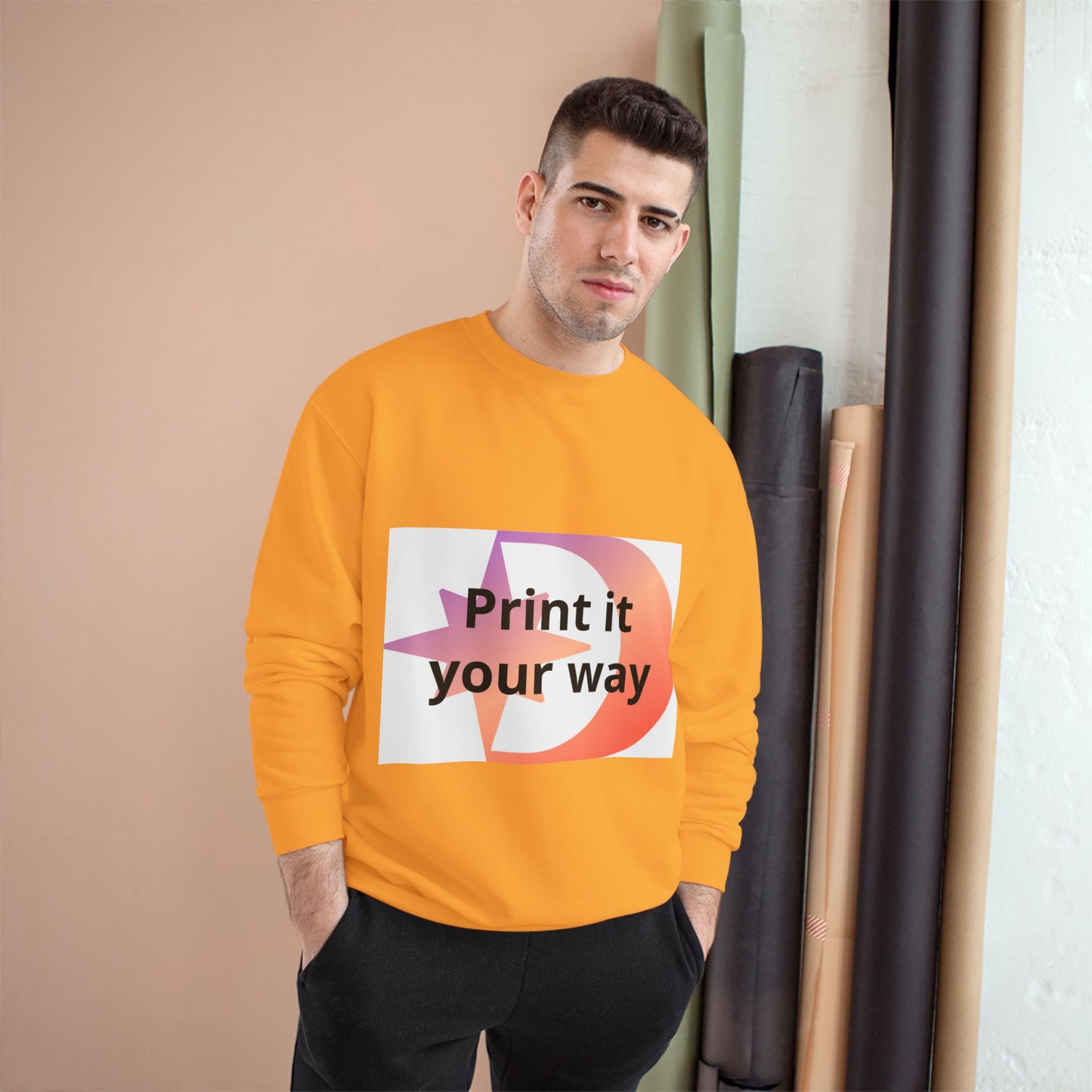 Champion Sweatshirt Customizable Sweatshirt
