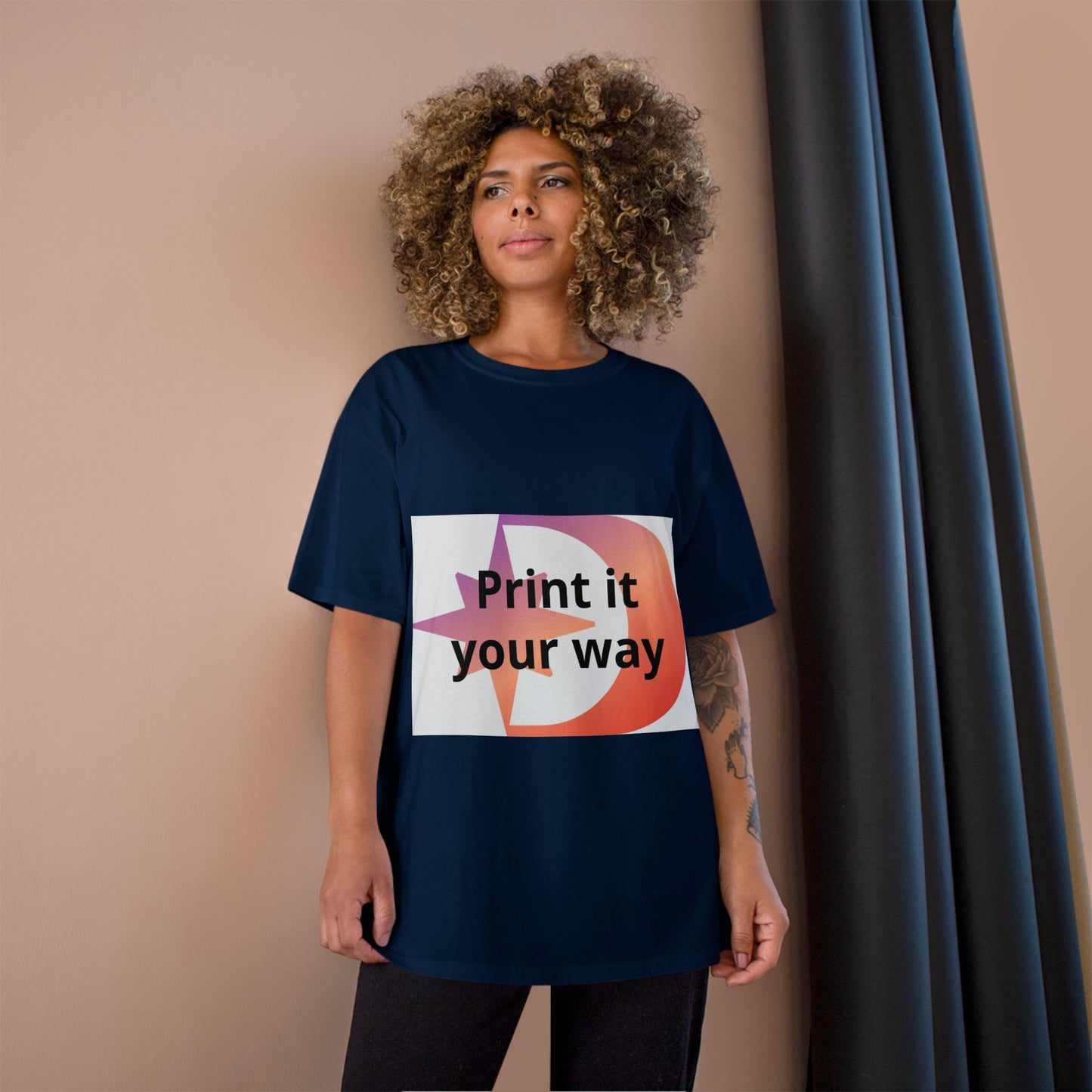 Champion T-Shirt — Customizable Logo Tee