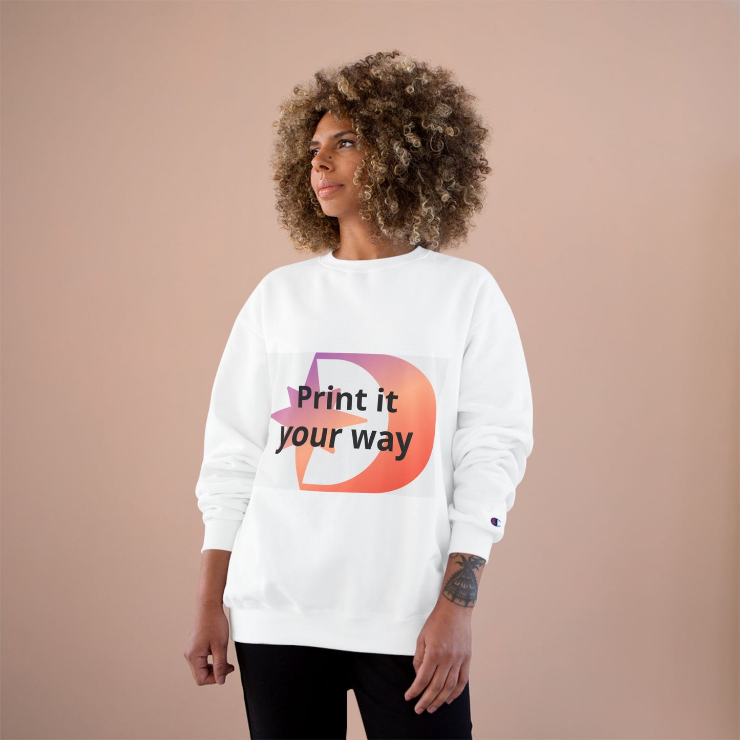 Champion Sweatshirt Customizable Sweatshirt