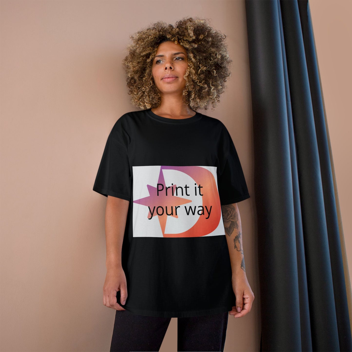 Champion T-Shirt — Customizable Logo Tee