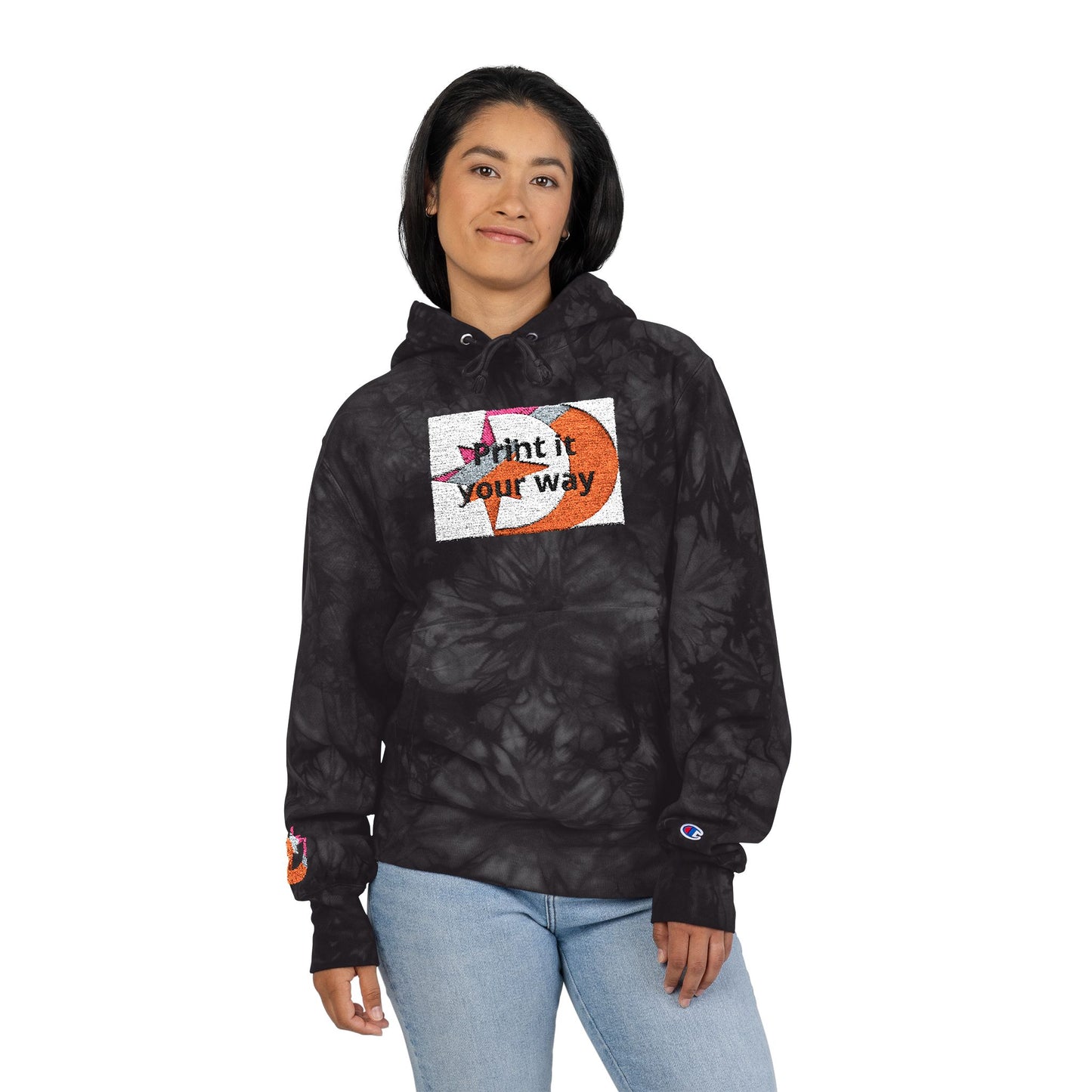 Champion Embroidered Customizable Hoodie