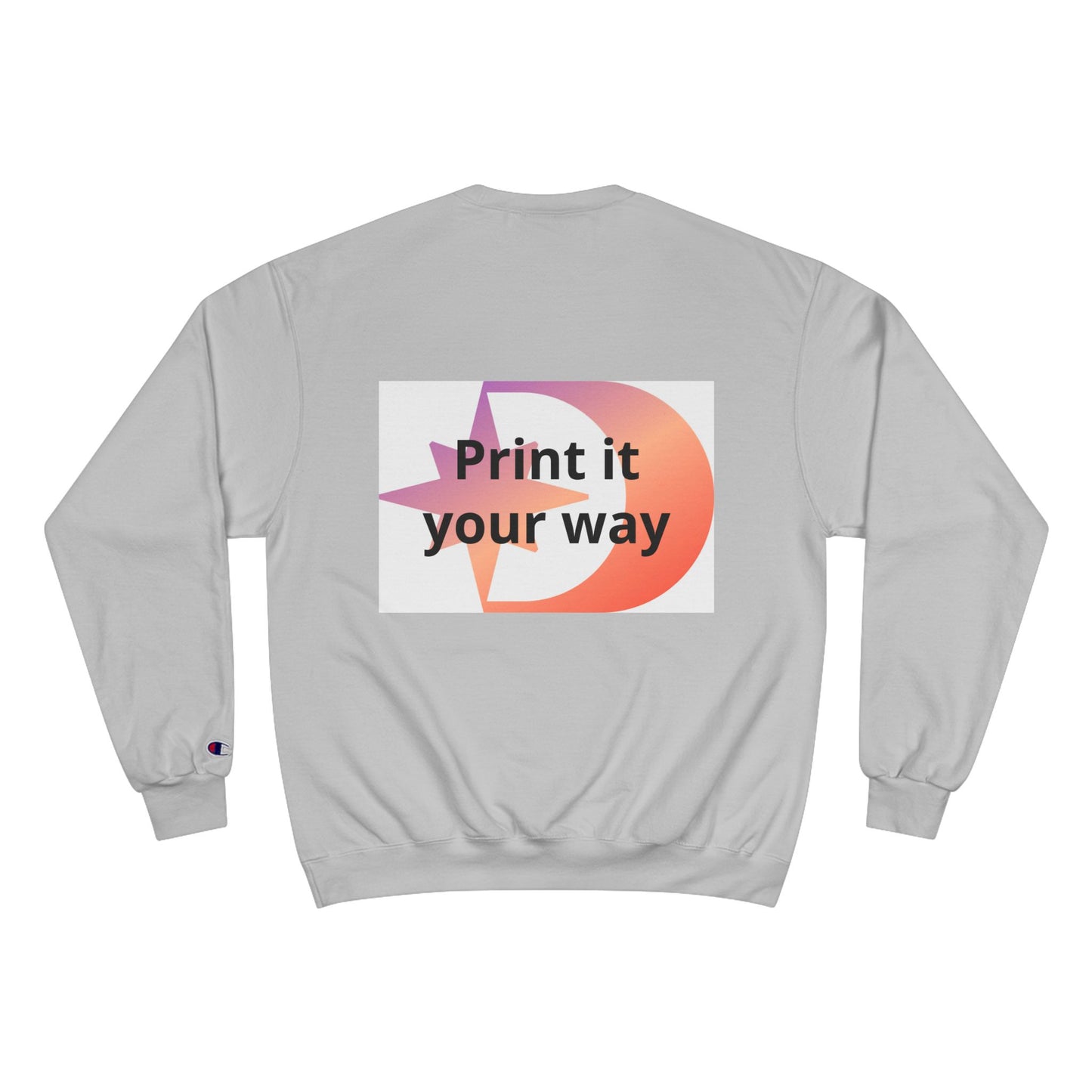 Champion Sweatshirt Customizable Sweatshirt