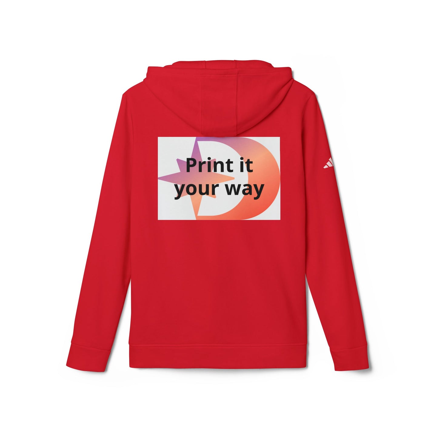Adidas Minimalist Customizable White Hoodie