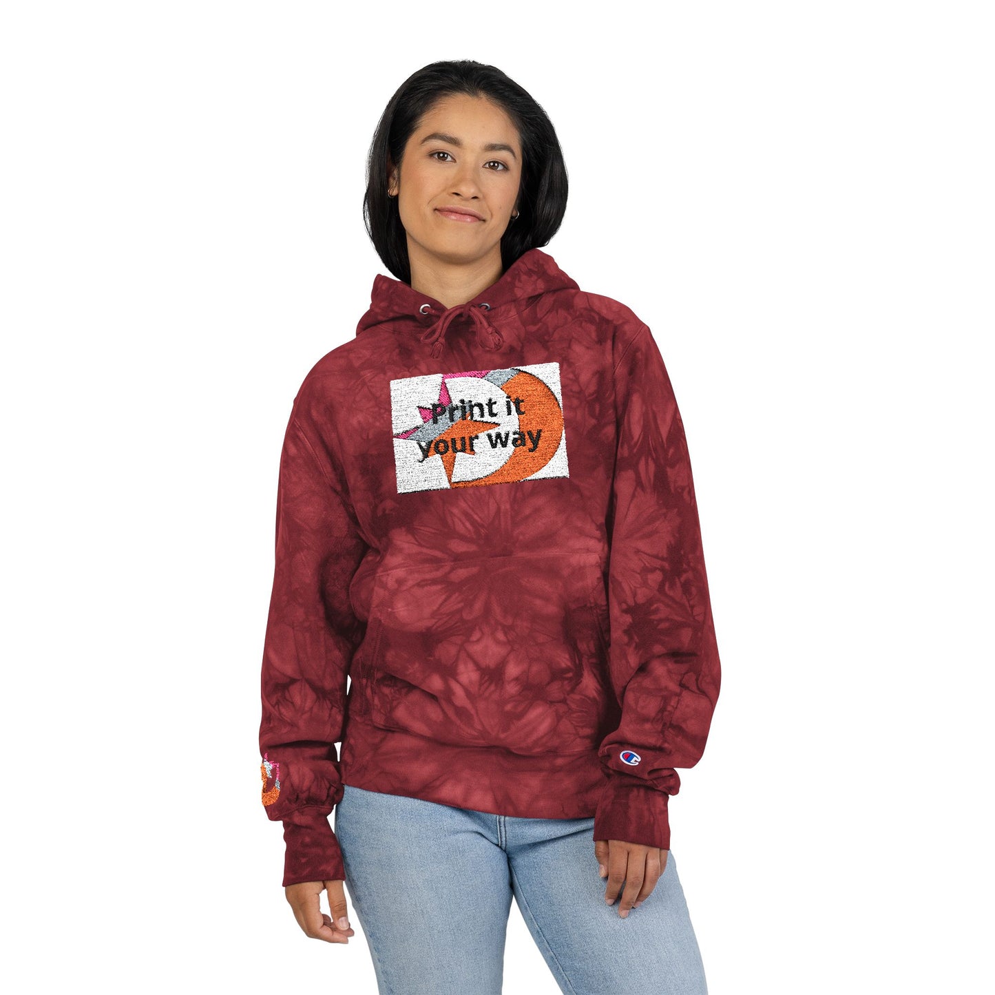 Champion Embroidered Customizable Hoodie